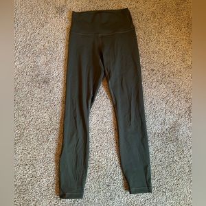 lululemon leggings dark olive